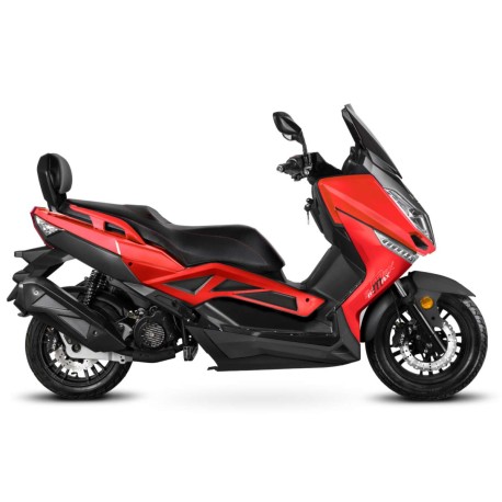 Motorroller Firejet 125 BMAX rot Euro 5 Topcase 1919