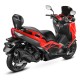 Motorroller Firejet 125 BMAX rot Euro 5 Topcase 1919