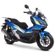 Motorroller Fighter 125 XT-R blau Euro 5 100 km/h 125er 2399