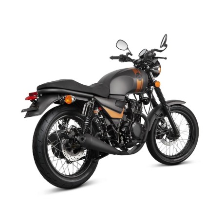 Motorrad Fighter 50 CR-S schwarz 45 km/h Euro 5 Schaltmoped Kleinkraftrad 4 Takt  -